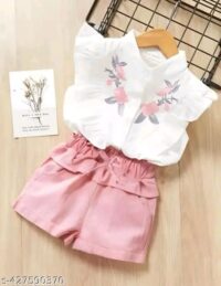 Princess Funky Girls Top & Bottom Sets Top Fabric: Cotton Blend