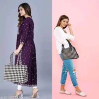 Trendy Fancy Women Handbags Material: Canvas - Image 21