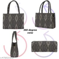 Trendy Fancy Women Handbags Material: Canvas - Image 4