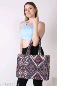 Trendy Fancy Women Handbags Material: Canvas - Image 8