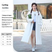 Raincoat Female Electric Battery Motorcycle Outerwear Single - Image 7