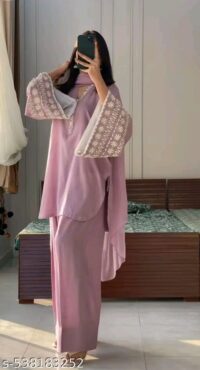 Aagam Fabulous Women Dupatta Sets Kurta Fabric: Satin - Image 2