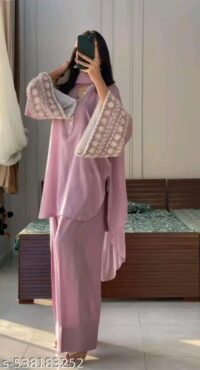 Aagam Fabulous Women Dupatta Sets Kurta Fabric: Satin - Image 2