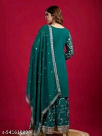 :Myra Superior Women Kurta Sets Kurta Fabric: Georgette Bottomwear Fabric: Georgette - Image 3