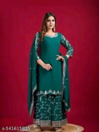 :Myra Superior Women Kurta Sets Kurta Fabric: Georgette Bottomwear Fabric: Georgette - Image 4