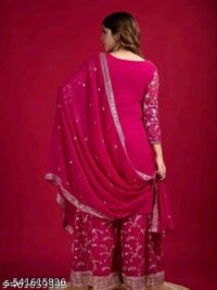:Myra Superior Women Kurta Sets Kurta Fabric: Georgette Bottomwear Fabric: Georgette - Image 6