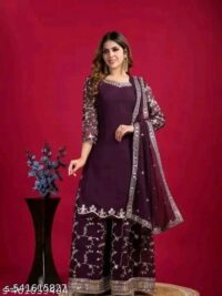 :Myra Superior Women Kurta Sets Kurta Fabric: Georgette Bottomwear Fabric: Georgette - Image 12