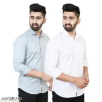 Men Formal Shirts  Fabric : Cotton Blend  Sleeve Length : Long Sleeves - Image 4