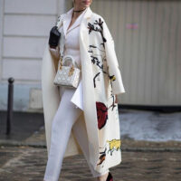 Women's Long Sleeve Turn-down Collar Coat Coat - Image 6