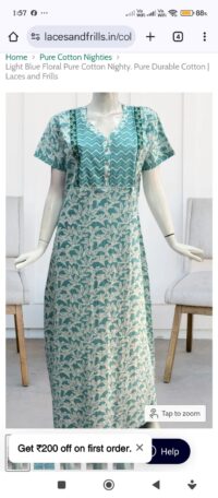 Ladies Nighty Dress - Image 9