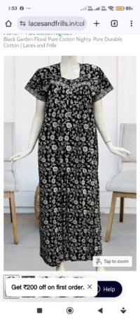 Ladies Nighty Dress - Image 7