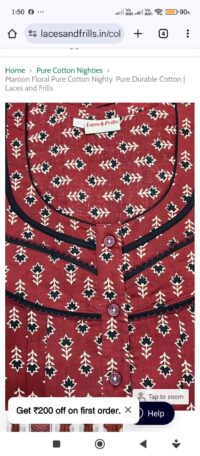 Ladies Nighty Dress - Image 5