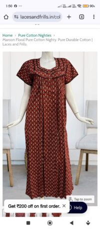 Ladies Nighty Dress - Image 6