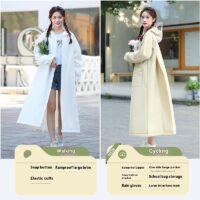 Raincoat Female Electric Battery Motorcycle Outerwear Single - Image 5
