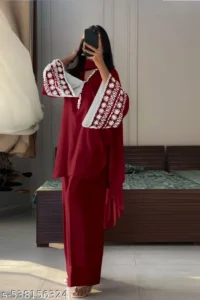 Aagam Fabulous Women Dupatta Sets Kurta Fabric: Satin - Image 5
