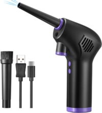 Cordless Air Duster Compressed Air Blower Electric Air Duster for Computer Keyboard Camera Cleaning Small Appliances - Image 3