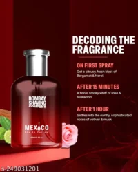  Bombay Shaving Company Mexico 100ml | EDP | Premium Perfume For Men | Long Lasting MUSKY Fragrance  Flavour : Rose - Image 3