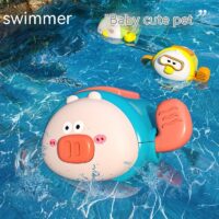 Children's Bath Toys Cartoon Clockwork Bath Water Toys - Image 4