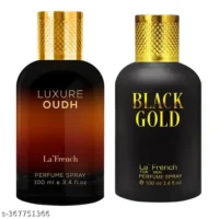  La French Perfume Luxure Oud & Black Gold Perfume for Men & Women | each 100ml | Unisex Perfume| Pack of 2 - Image 2