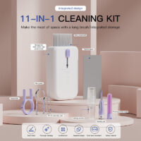 Portable 11 In 1 Multifunctional Cleaning Kit Computer Keyboard Cleaner Phone Screen Clean Tools Earphone Clean Brush With Storage Box - Image 7