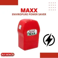  Super Maxx Smart Power Saver Device for Home & Office Use | Reduces Electricity Bill by Up to 40% | Compact Plug-in Energy Saver with LED Indicator, Heavy-Duty Copper Pins, 3D Hologram Seal & ISI Certified Build | Easy Installation & Universal Socket Compatibility ( PACK OF 1 )