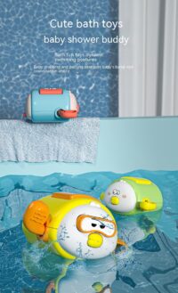 Children's Bath Toys Cartoon Clockwork Bath Water Toys - Image 3