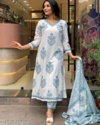 Name:*Trendy Dupatta Sets*  Kurta Fabric: Viscose  Bottomwear Fabric: Viscose - Image 4