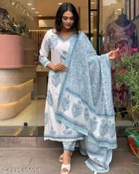 Name:*Trendy Dupatta Sets*  Kurta Fabric: Viscose  Bottomwear Fabric: Viscose - Image 5