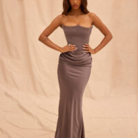 Slim Tube Top Long Dress Sexy Fashion Bandeau Backless Party Evening Dresses For Women Clothing - Image 9