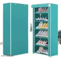 6 shelves PVC pipe shoe rack Plastic Collapsible Shoe Stand MAROON), 6 Shelves, DIY ((Do-It-Yourself)) - Image 4