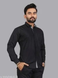 Formal shirt||Casual shirt||Shirts for men||Cotton shirt||Printed shirt||White shirt for men||Slim fit shirt||Linen shirt||Designer shirt|| (Pack of 3) - Image 4