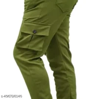 Men's cargo trouser regular fit multy pocket trouser under 500 - Image 3
