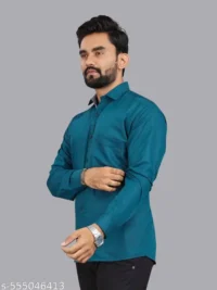 Formal shirt||Casual shirt||Shirts for men||Cotton shirt||Printed shirt||White shirt for men||Slim fit shirt||Linen shirt||Designer shirt|| (Pack of 3) - Image 3