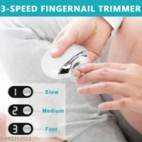 Nail Clipper Electric ,Automatic Nail Trimmer,Nail File with Light & 2 Speeds,Fingernail Cutter and Manicure 2 in 1 Design.Rechargeable Safety... - Image 7