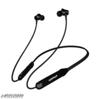 Name : Neckband True Wireless Bluetooth Earphones with 8 Hours Playtime & Compatible for all Smartphones (Black) - Image 3