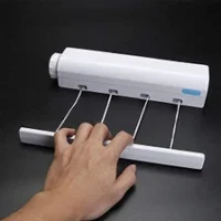 lOMESH Cloth Drying Rope Hanger- Retracting Hanging Clothing Drying Rack Polyester, Plastic Retractable Clothesline  (3 m)