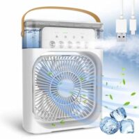 PoRtAbLe aIr cOnDiTiOnErS - SmAlL Ac qUiEt pErSoNaL AiR CoOlEr, UsB PoWeReD MiNi dEsKtOp cOoLiNg mIsTiNg fAn, 1 | 2 | 3 TiMeR 3 SmArT SpEeDs,360°aDjUsTmEnT OfFiCe, HoMe, RoOm, CaRvEd dEsIgN  Amazon.in: Home & Kitchen