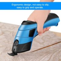 VENEKETY Electric Cloth Cutting Scissors - Cordless Fabric Cutter Machine for Craft and Tailoring, Kaichi Scissors for Leather, Rechargeable Battery Operated, Blue  Amazon.in: Office Products - Image 6