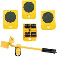 RENARSH Furniture Lifter Mover Tool Set-Heavy Duty Furniture Shifting and Mover with 4 Sliders for Easy and Safe Moving, 360 Degree Rotatable Pads, Suitable for Sofas, and Refrigerators  Amazon.in: Home Improvement - Image 7