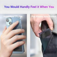 LIRAMARK Phone Kickstand/Phone Stand/Mobile Holder, Vertical and Horizontal Stand, Adjustable Angle, Compatible with iPhone & Any Other Cellphone (Pack of 1)  Amazon.in: Electronics - Image 6