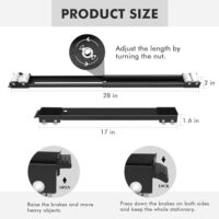 OLSIC Furniture Mover Lifter Tool Set Furniture Lifting Tool Furniture Rollers Furniture Mover for Washing Machines, Refrigerators, Dryers, Dishwashers and Heavy Objects  Amazon.in: Home Improvement - Image 2