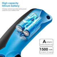 VENEKETY Electric Cloth Cutting Scissors - Cordless Fabric Cutter Machine for Craft and Tailoring, Kaichi Scissors for Leather, Rechargeable Battery Operated, Blue  Amazon.in: Office Products - Image 5