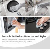 TEKCOOL (10 Pack Non-Scratch Dish Wash Cloth, Steel Wire Dish Cloth, Wire Dishwashing Rags Stainless Steel Scrubber Non-Scratch Wire Dishcloth for Washing Dishes Sinks Counters  Amazon.in: Home & Kitchen - Image 5