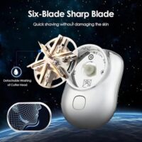 CareHaven Mini Electric Shaver Portable Shaver Men, Shaving Machine Pocket Beard Trimmer Electric Razor for Unisex| USB Rechargeable Multipurpose Hair Shavers for Beard (Multicolor)  Amazon.in: Health & Personal Care - Image 5