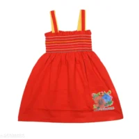 Girls Multicolor Cotton Frocks & Dresses Pack of 5 - Image 3
