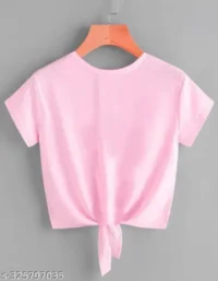 Latest combo of western top and skirt for Women | 3 Butterfly | Pink - Image 7