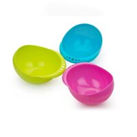 Kitchenwell Multi-Purpose Strainer or Washer Bowl for Rice Fruits & Vegetable Rice Bowl(Green, Pack of 1)  Amazon.in: Home & Kitchen - Image 6