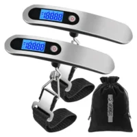 Luggage Scale Handheld Portable weighing Electronic Digital Hanging Bag Weight Scales Travel 110 LBS 50 KG 5 Core LSS005 ( multicolor, Standard )