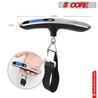 Luggage Scale Handheld Portable weighing Electronic Digital Hanging Bag Weight Scales Travel 110 LBS 50 KG 5 Core LSS005 ( multicolor, Standard ) - Image 5