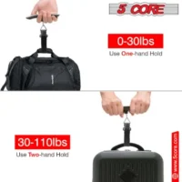 Luggage Scale Handheld Portable weighing Electronic Digital Hanging Bag Weight Scales Travel 110 LBS 50 KG 5 Core LSS005 ( multicolor, Standard ) - Image 8